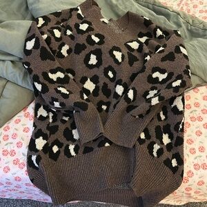 Women’s Leopard Print Sweater